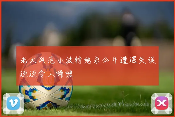 老大风范小波特绝杀公牛遭遇失误连连令人唏嘘